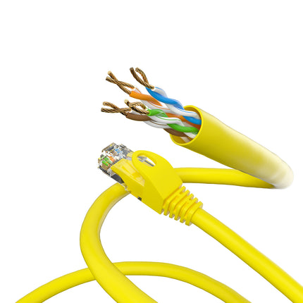 Cat5e 20M Yellow U/UTP Cable