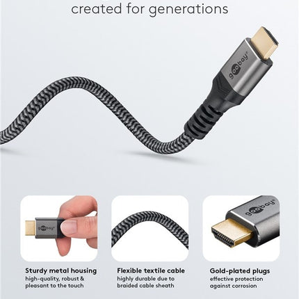 Ultra High-Speed HDMI™-Kabel 8K 60Hz 0.5M