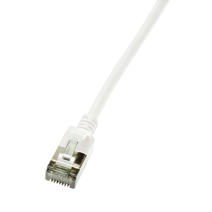 CAT.6A patch cable Ultraflex SlimLine white 3m