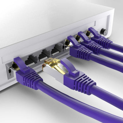 Cat6a S/FTP LSZH 15M Violet