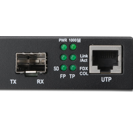 Gigabit media converter, RJ45/SFP