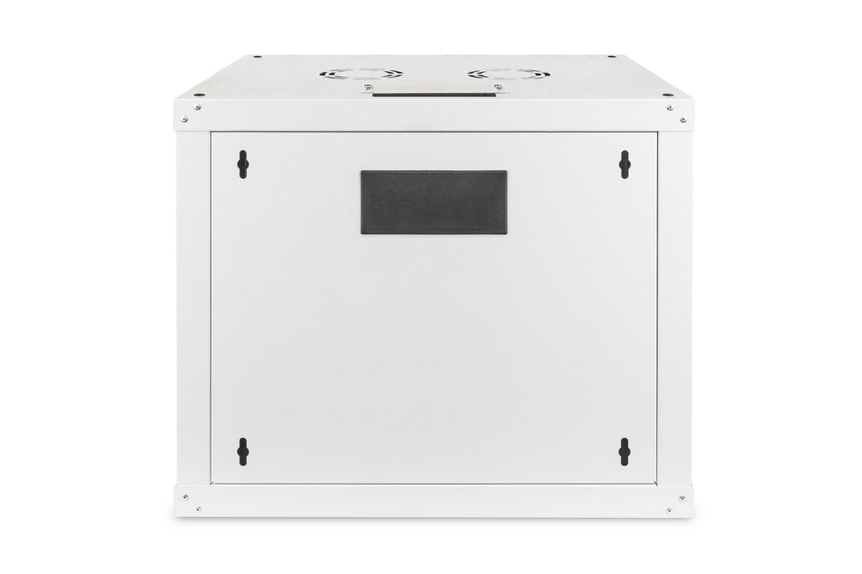 9U wall mounting cabinet, Unique 600x450x509 mm, color gray (RAL 7035)