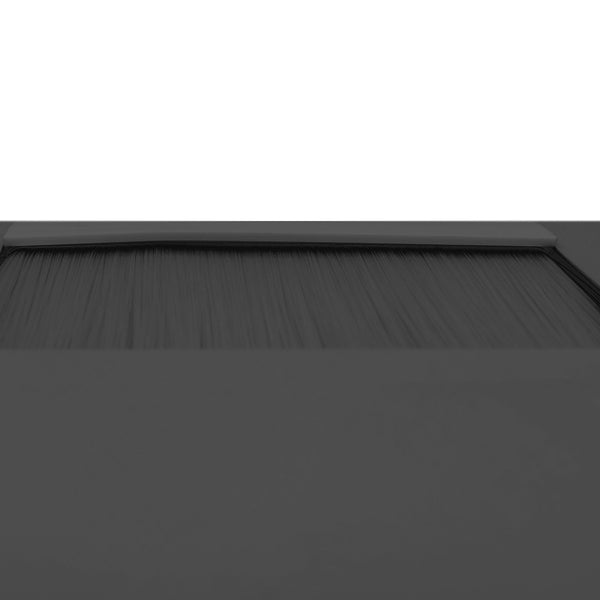 4U wandkast, SOHO, ongemonteerd 540x400x241 mm, volledig glazen frontdeur, zwart