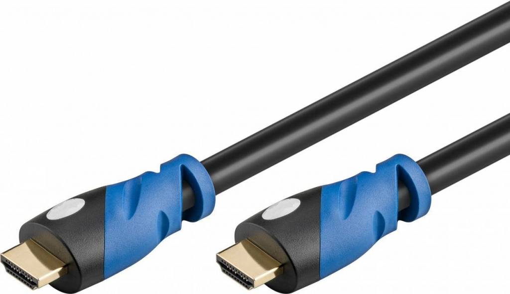 Premium High Speed ​​HDMI ™ cable with Ethernet, gold plated 2M