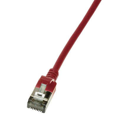 CAT6a U/FTP Ultraflex, 100% koper, rood, 2M