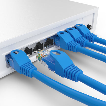 Cat5e 1M Blue U/UTP Cable