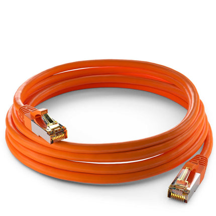 CAT6a S/FTP LSZH 7.5M Orange