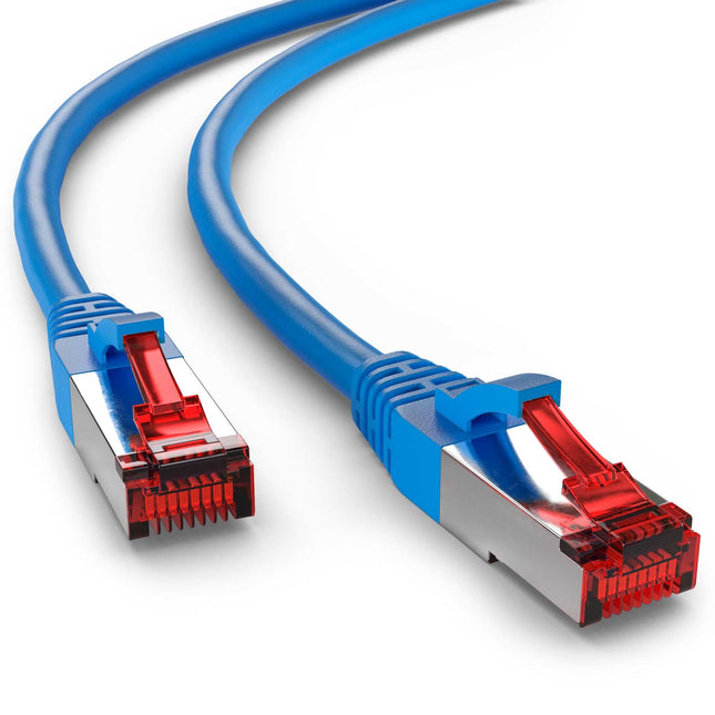 Cat6 S/FTP PIMF LSOH blauw 0.5 meter