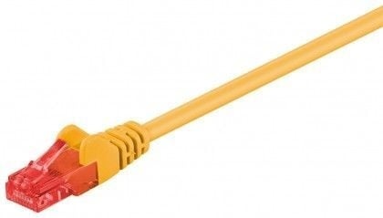 Cat6 25m geel UTP kabel