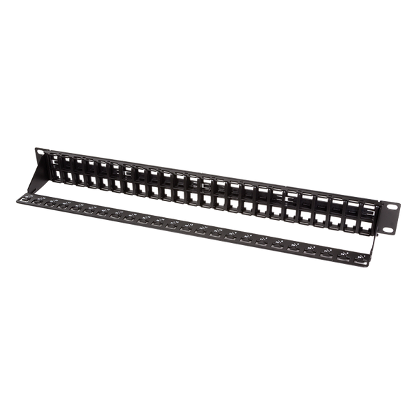 Keystone patchpanel 48 poorts RAL9005