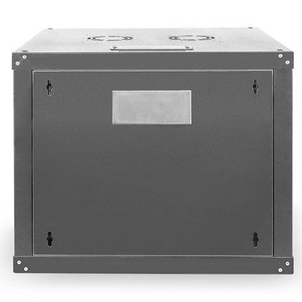 9U wall mounting cabinet, Unique 600x600x509 mm, color black (RAL 9005)