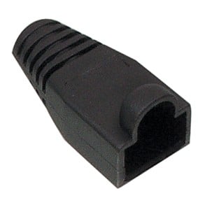 Strain Relief Boot RJ45 100pcs 6mm Black