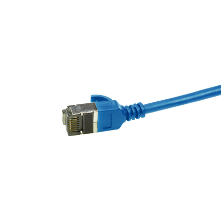 CAT6a U/FTP Ultraflex, 100% Copper, Blue, 0.5M