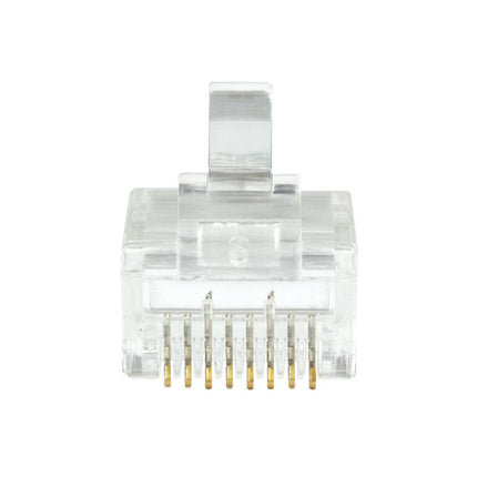 CAT6a Connector RJ45 - UTP 50 stuks voor soepele en stugge kabel