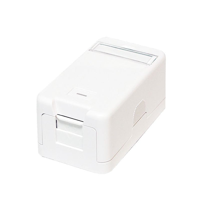 Keystone Surface Mounted Box 1 port UTP White