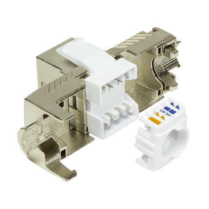 CAT8.1 keystone RJ45 STP Toolless