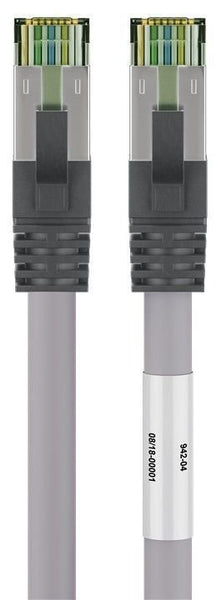 CAT8.1 S/FTP PIMF LSZH 0.5M Grijs
