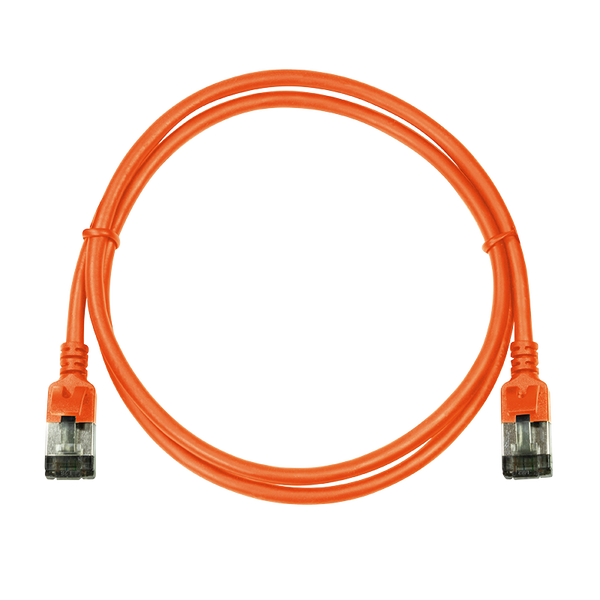 CAT6a U/FTP Ultraflex, 100% koper, oranje, 3M