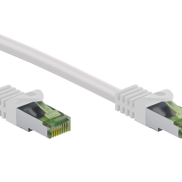 CAT8.1 S/FTP LSZH 0.5M Wit GHMT gecertificeerd