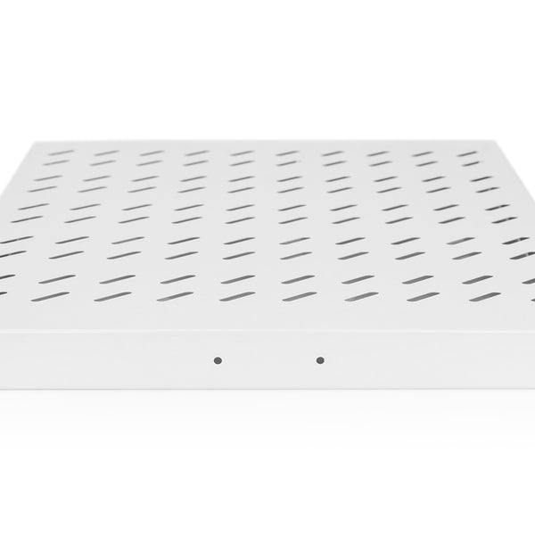 1U uitschuifbaar legbord voor 800 mm diepe rekken 40x484x568 mm, tot 25 kg, lichtgrijs (RAL 7035)
