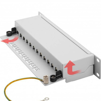 CAT6 10 inch Patch Panel 12 port