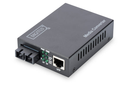 Fast Ethernet Media Converter, RJ45/SC