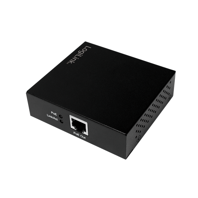 Gigabit PoE+ extender black