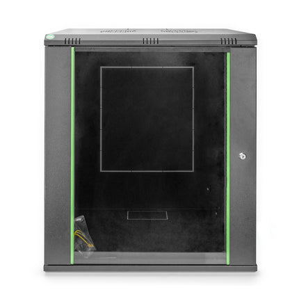 16U wall mounting cabinet, Dynamic 789x600x450 mm, color black (RAL 9005)