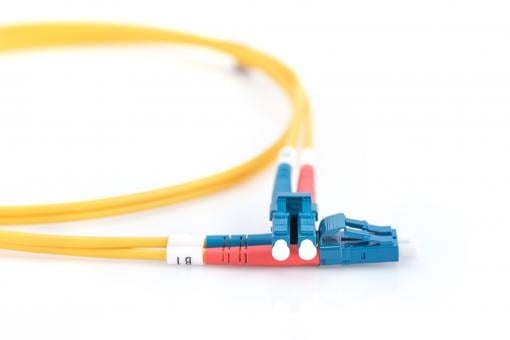LWL OS2 Singlemode Fiber Optic Patch Cable LC/LC 5 M