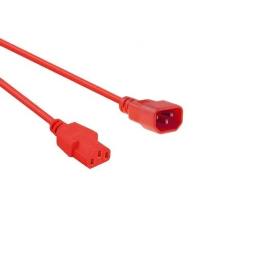 Power cord C14 - C13 3x 1.00mm Red 5m