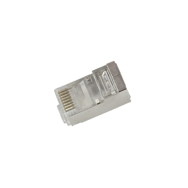 Doorsteek CAT6 Connector RJ45 - STP 50 stuks voor soepele en stugge kabel
