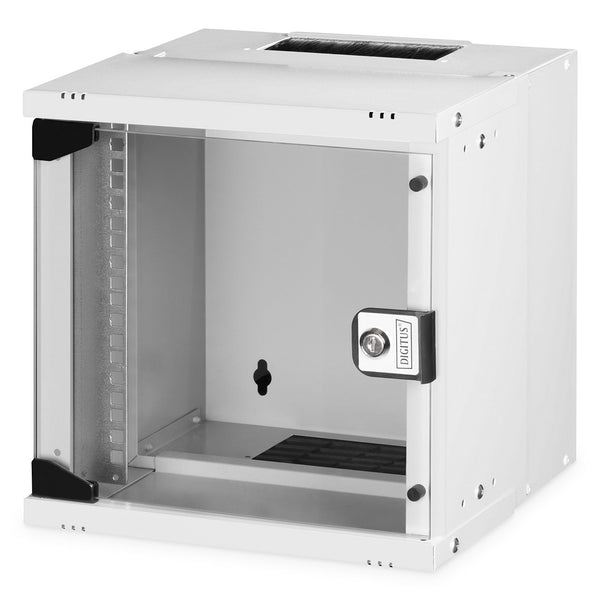 10 Inch 6U wandkast, SOHO PRO, ongemonteerd 325 x 315 x 300 mm, lichtgrijs