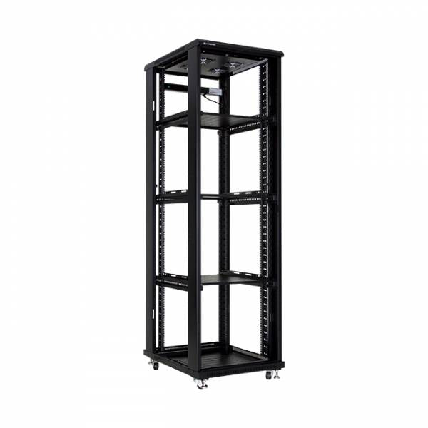 42U server rack with glass door 600x800x2055mm (WxDxH)