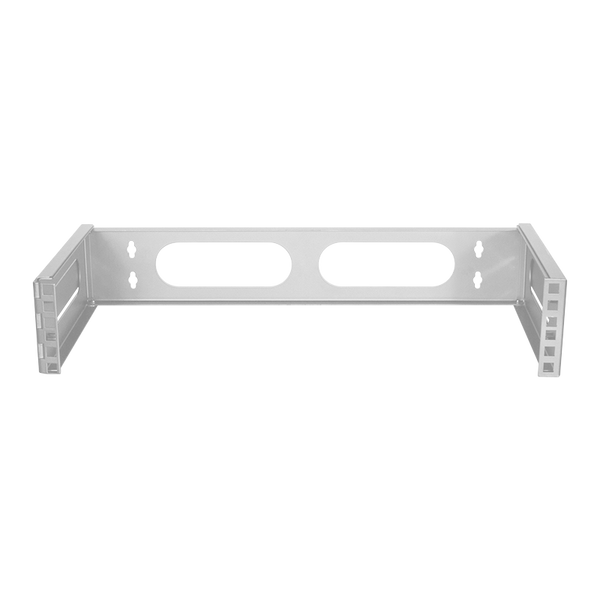 2U wall server rack 494x400x92mm (WxDxH) light gray