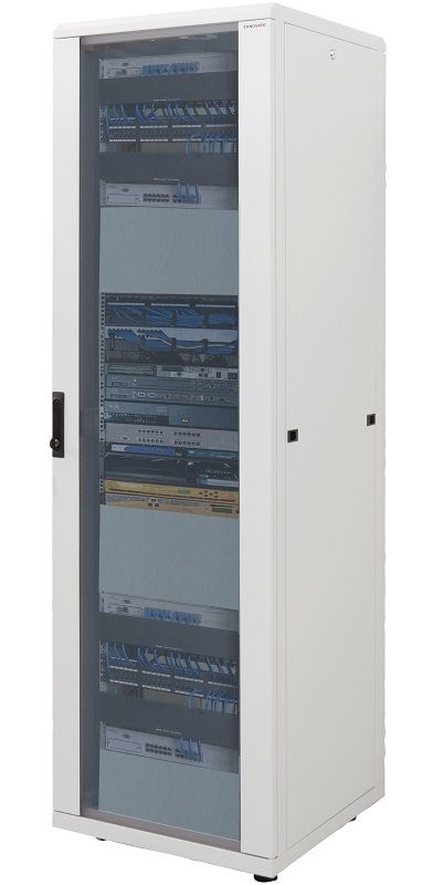 22U Patch Cabinet 600x800x1144mm light gray