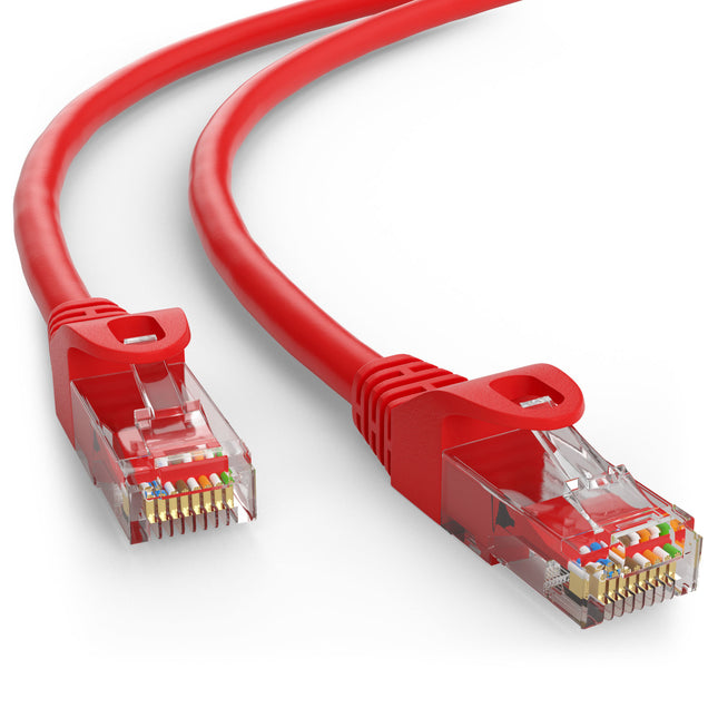 Cat6 1M U/UTP Red