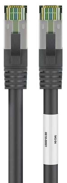 CAT8.1 S/FTP PIMF LSZH 0.25M Black