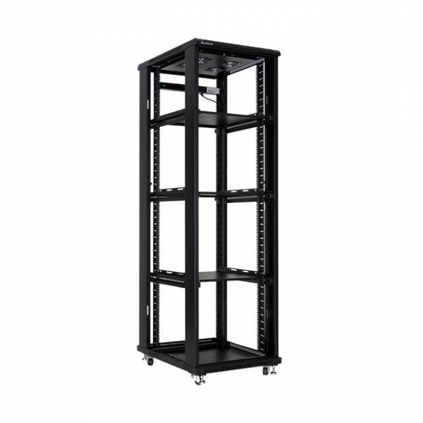 42U server cabinet with perforated doors 600x800x2055mm (WxDxH)