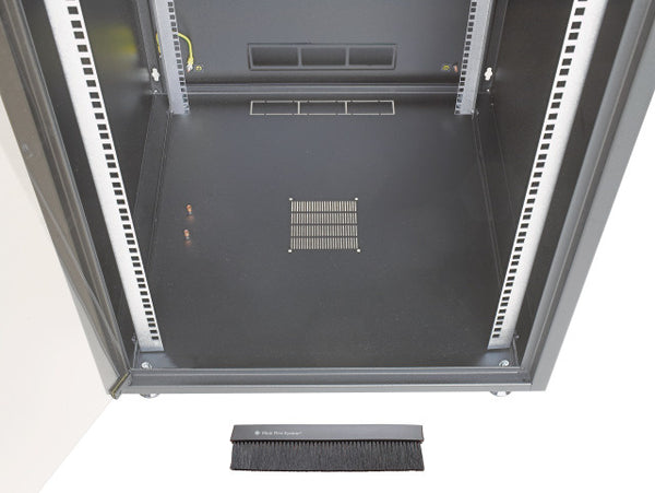 15U server cabinet with glass front door (WxDxH) 600x800x737mm