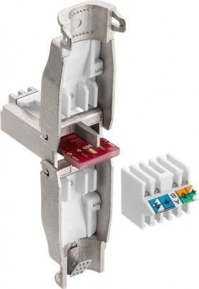 CAT6 Toolless Connector RJ45 - STP voor stugge kabel