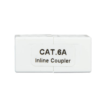 Inline Coupler 1:1 CAT6a 10GE RJ45 UTP white