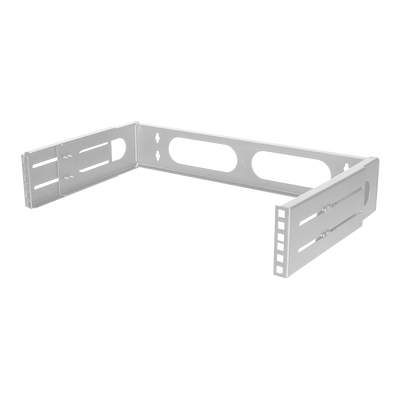 2U wand server rack 494x400x92mm (BxDxH) lichtgrijs