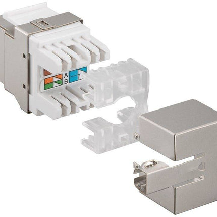 CAT6 STP Keystone RJ45 afgeschermd