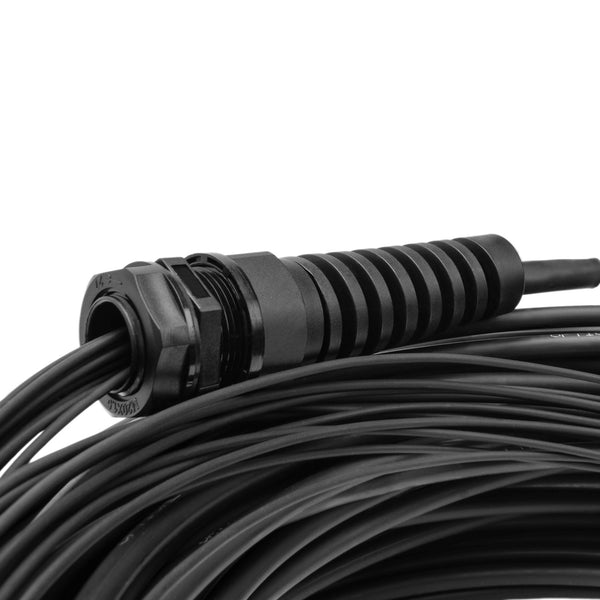 Pre-assembled Fiberglass 50 M Universal Breakout Cable, Multi Mode OM4, 8 Fibers, LC/UPC - LC/UPC