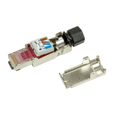 CAT6a Toolless RJ45 Connector - STP voor soepele en stugge kabel