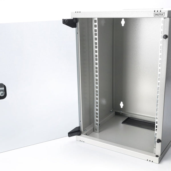 10 inch 9U wandkast 312x300x464 mm, kleur lichtgrijs (RAL 7035)