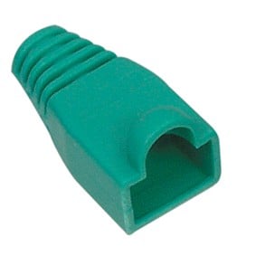 Strain Relief Boot RJ45 100pcs 6mm Green