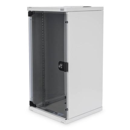 10 inch netwerkbundel, incl. 12U kast 312 x 300 x 592 mm, grijs en diverse componenten