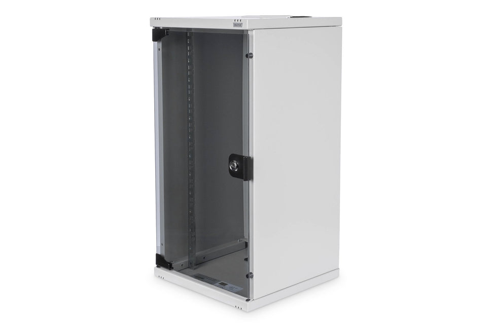 10 inch netwerkbundel, incl. 12U kast 312 x 300 x 592 mm, grijs en diverse componenten