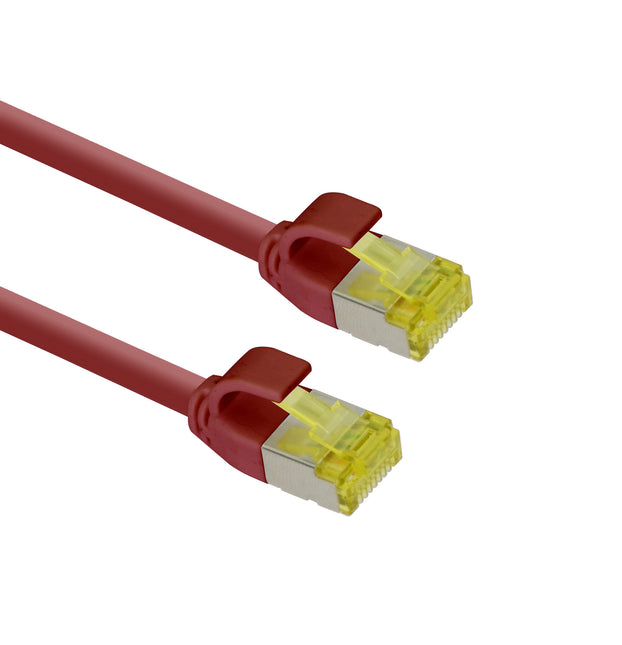 Ultra slim Patchkabel S/FTP Cat 6A red 0. 5 M